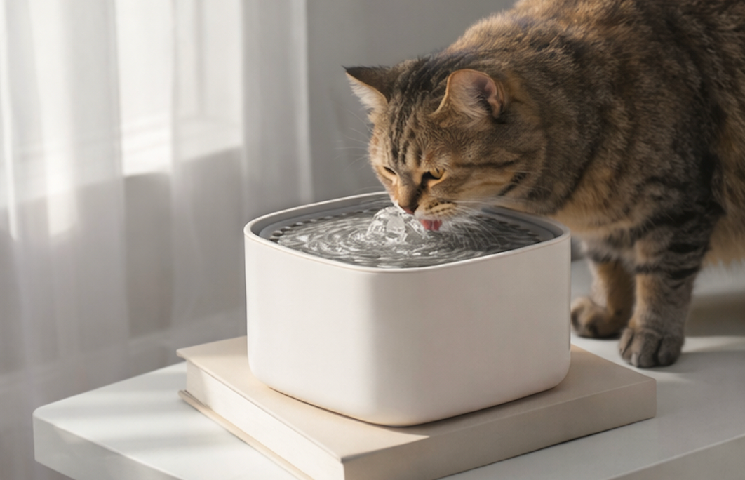 Fontaine à Eau PawPure XL pour Chat – Fontaine Silencieuse 3L avec Capteur