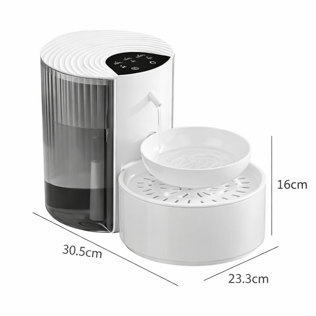Fontaine à Eau pour Chats et Chiens - 3L Abreuvoir Automatique et Sans Fil