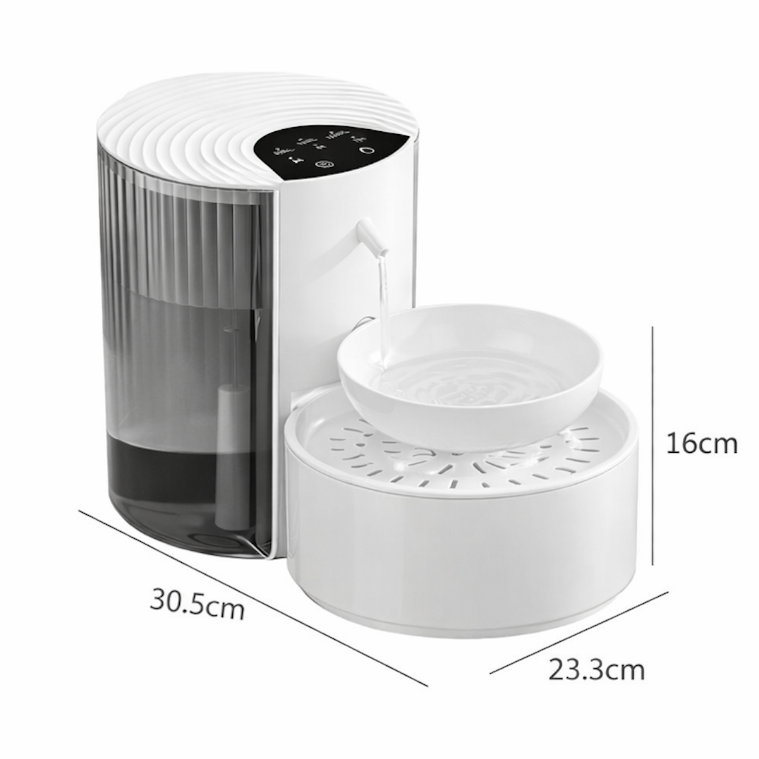 Fontaine à Eau pour Chats et Chiens - 3L Abreuvoir Automatique et Sans Fil