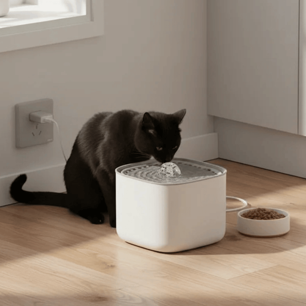 Fontaine à Eau PawPure XL pour Chat – Fontaine Silencieuse 3L avec Capteur