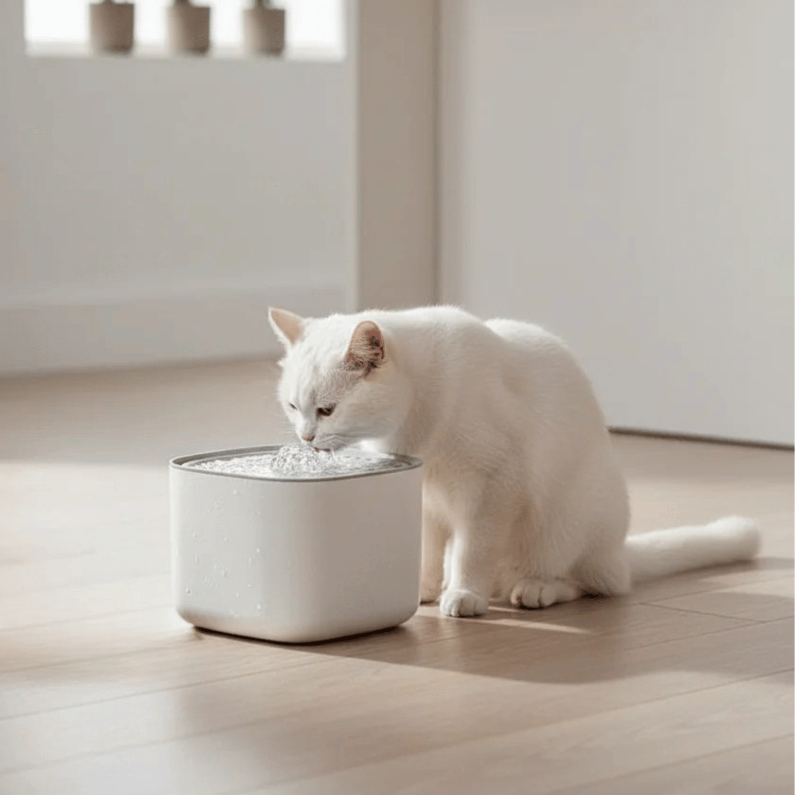Fontaine à Eau PawPure XL pour Chat – Fontaine Silencieuse 3L avec Capteur