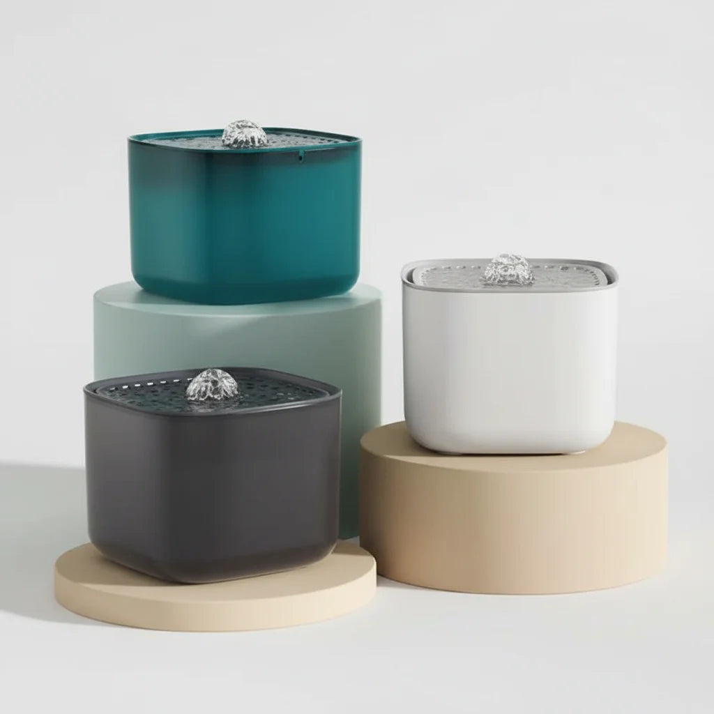 Fontaine à Eau PawPure XL pour Chat – Fontaine Silencieuse 3L avec Capteur